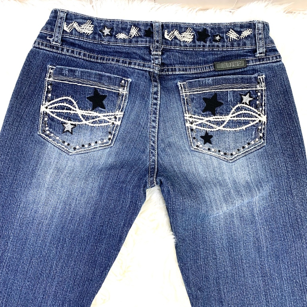 🚫SOLD! 🤠👖|•COWGIRL TUFF•| Star Struck Capri Jeans👖🤠 - Picture 4 of 14